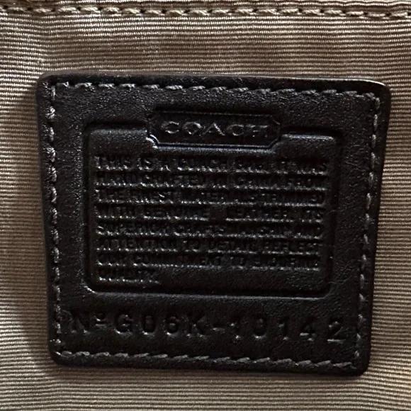 Coach Brown Monogram Purse - Picture 6 of 7